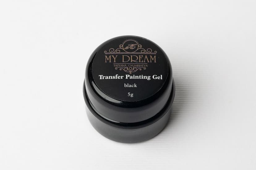 Гел боя за декорации-орнаменти, омбре и отливки – черен